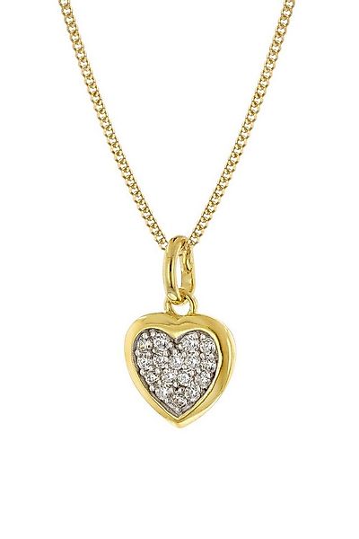 trendor Panzerkette -Anhänger Gold 333 mit goldplattierter Panzerkette günstig online kaufen