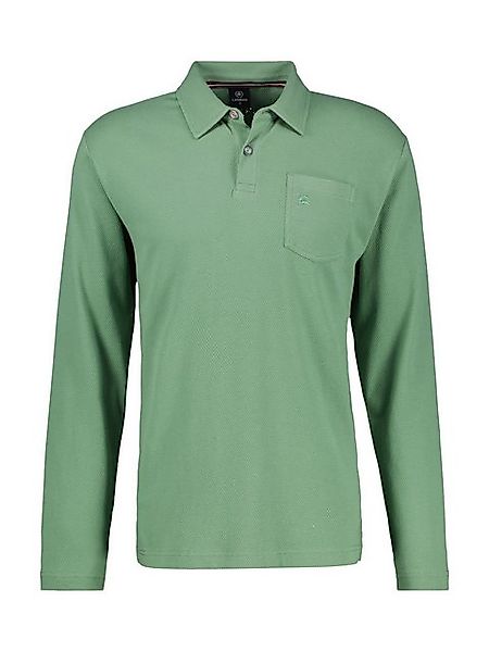 LERROS Langarmshirt LERROS Herren Langarmpolo in Waffel-Piqué günstig online kaufen