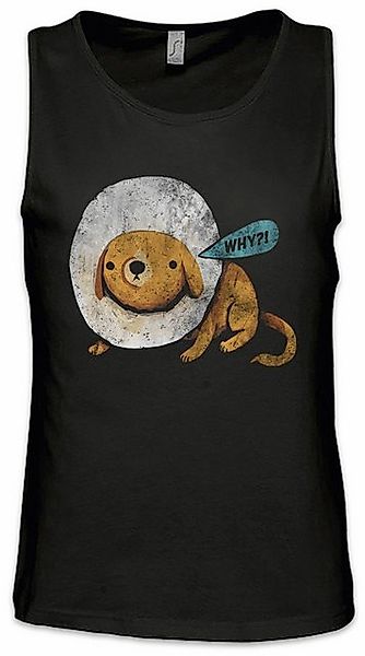 Urban Backwoods Tanktop Cone Dog Why Ärmelloses T-Shirt Deutscher Schäferhu günstig online kaufen