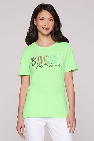 SOCCX Rundhalsshirt, mit Necktape günstig online kaufen