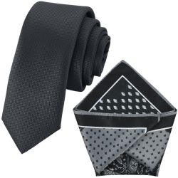 GASSANI Krawatte Herren-Krawatte Rips Fine Karo, günstig online kaufen