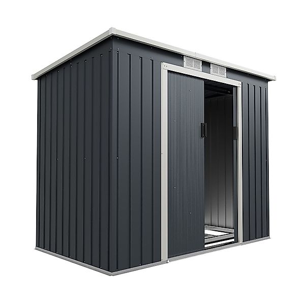 Juskys Gartenhaus M, mit Pultdach, Schiebetür, günstig online kaufen