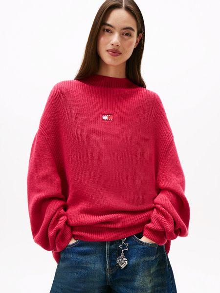 Tommy Jeans Stehkragenpullover TJW MOCKNECK BADGE günstig online kaufen