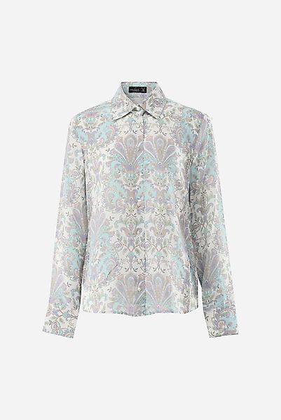 Hemdbluse aus Seide mit Paisley-Druck günstig online kaufen