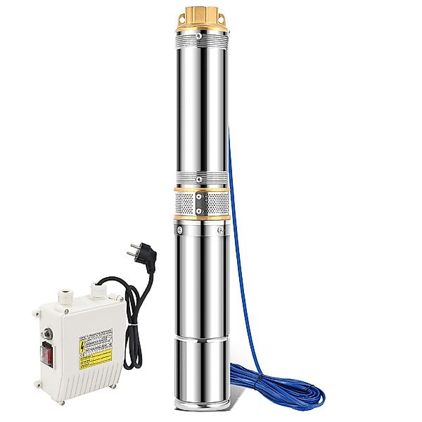 Clanmacy Tiefbrunnenpumpe Tiefbrunnenpumpe 370W Brunnenpumpe 4000L/h günstig online kaufen