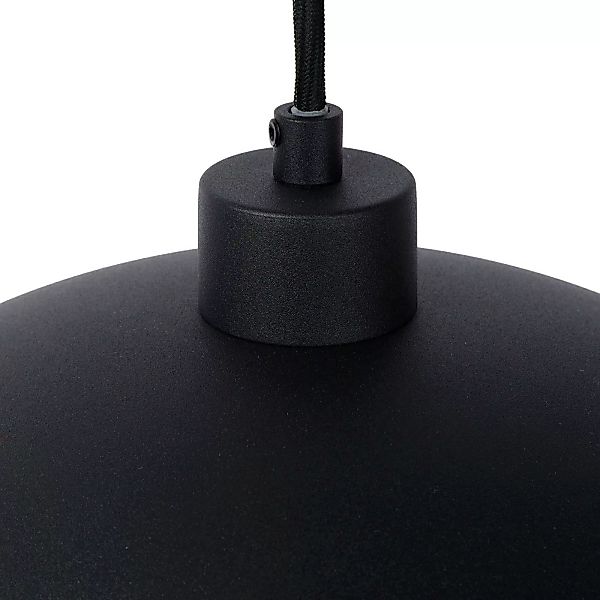 Hängeleuchte Siemon aus Stahl, Ø 40 cm, schwarz günstig online kaufen