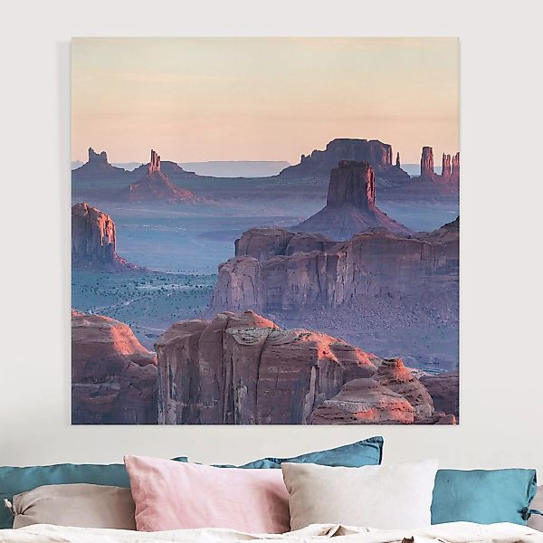 Leinwandbild Sonnenaufgang in Arizona günstig online kaufen