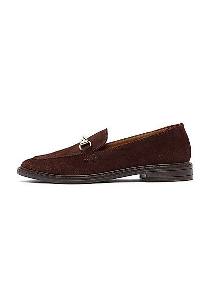 Derimod Maskuline Loafer aus Veloursleder Loafer günstig online kaufen
