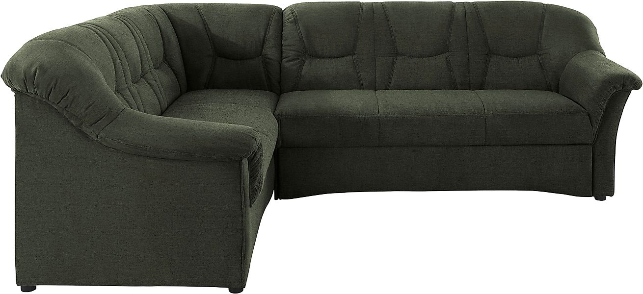 DOMO collection Ecksofa »Sarafina zeitlos&bequem, optional mit Federkern, B günstig online kaufen