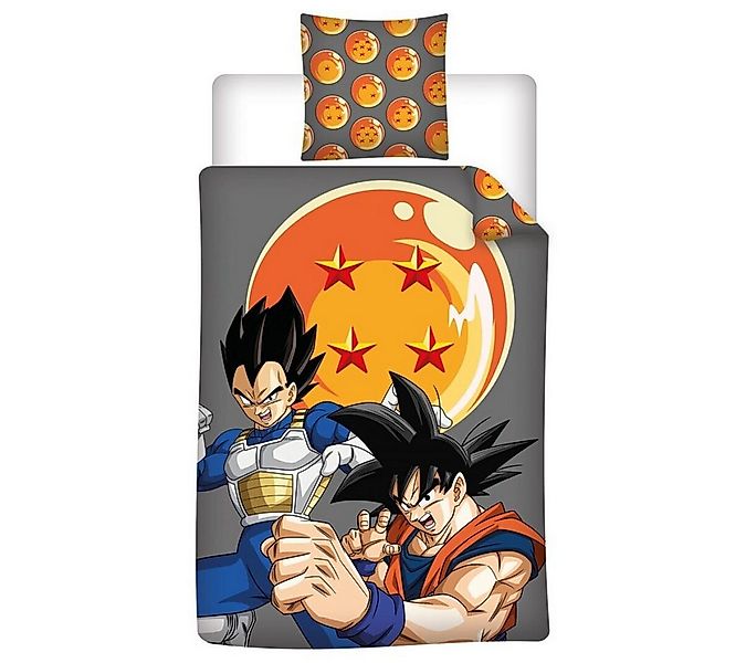 Dragon Ball Bettwäsche Dragon Ball Goku Jungen Bettwäsche 2tlg. Set 135-140 günstig online kaufen