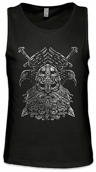 Urban Backwoods Tanktop Odhin VI Ärmelloses T-Shirt Odhins Wölfe Geri Freki günstig online kaufen