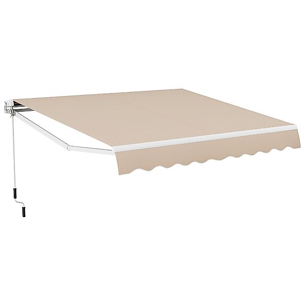 COSTWAY Gelenkarmmarkise 300x250cm mit Handkurbel, für günstig online kaufen