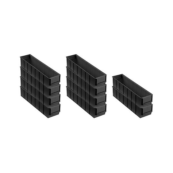 PROREGAL SparSet 10x Leitfähige Industriebox 400 S HxBxT 8,1 x 9,1 x 40 cm günstig online kaufen