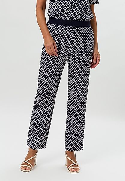 FRANK WALDER Schlupfhose mit graphischem Blickfangprint günstig online kaufen
