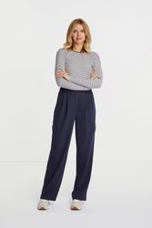 RICHROYAL Langarmshirt im schönen, gerippten Streifenmuster günstig online kaufen