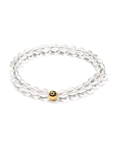MayTree Armband Bergkristall, 6mm Geschenk für günstig online kaufen