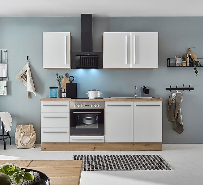 KOCHSTATION Küchenzeile »KS-Florida mit 38mm starker Arbeitsplatte« Breite günstig online kaufen