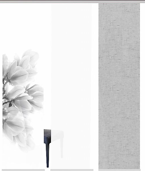 HOME WOHNIDEEN Schiebegardine 084656 Schiebewand KESSI günstig online kaufen