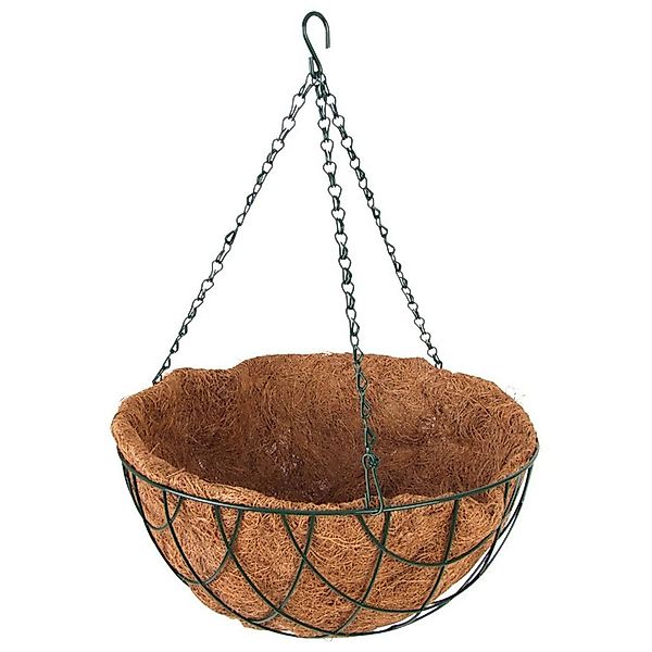 BURI Blumenampel Blumenampel 25cm mit Kokosfaser günstig online kaufen