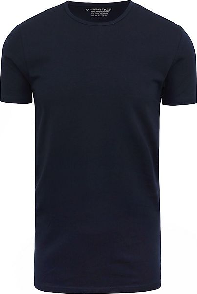 Garage Stretch Basic T-Shirt Navy Rundhals - Größe L günstig online kaufen
