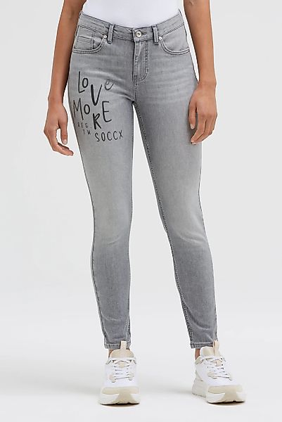 SOCCX Slim-fit-Jeans, mit normaler Leibhöhe günstig online kaufen