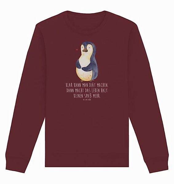 Mr. & Mrs. Panda Longpullover Pinguin Diät Größe S - Burgundy - Geschenk, S günstig online kaufen