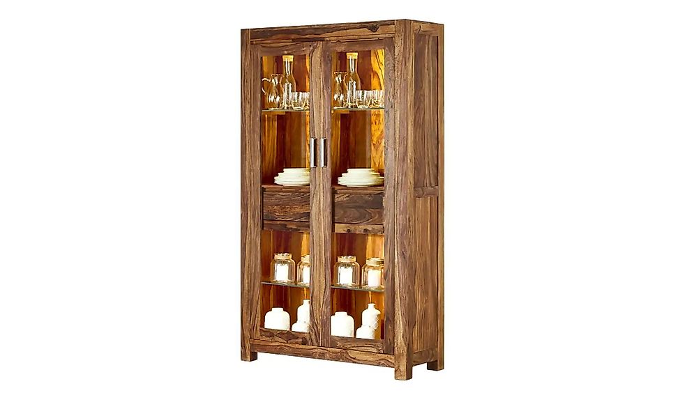 Express for you Vitrine  Amarillo ¦ holzfarben ¦ Maße (cm): B: 110 H: 190 T günstig online kaufen