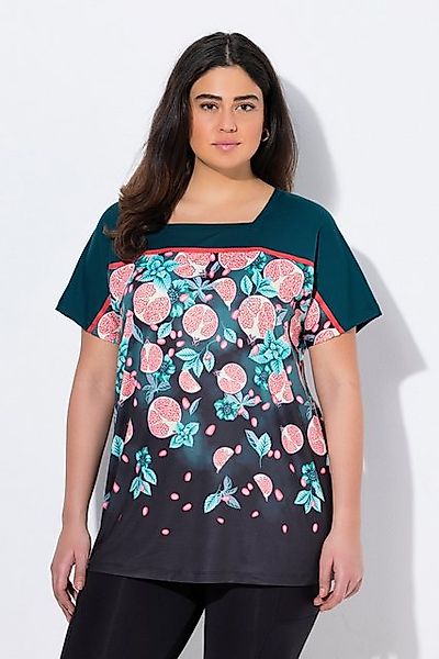 Ulla Popken T-Shirt Funktionsshirt Oversized Carré-Ausschnitt Halbarm günstig online kaufen