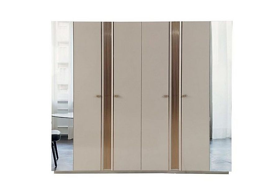 JVmoebel Kleiderschrank Design Kleiderschrank Beige Holz Schrank Kinderzimm günstig online kaufen