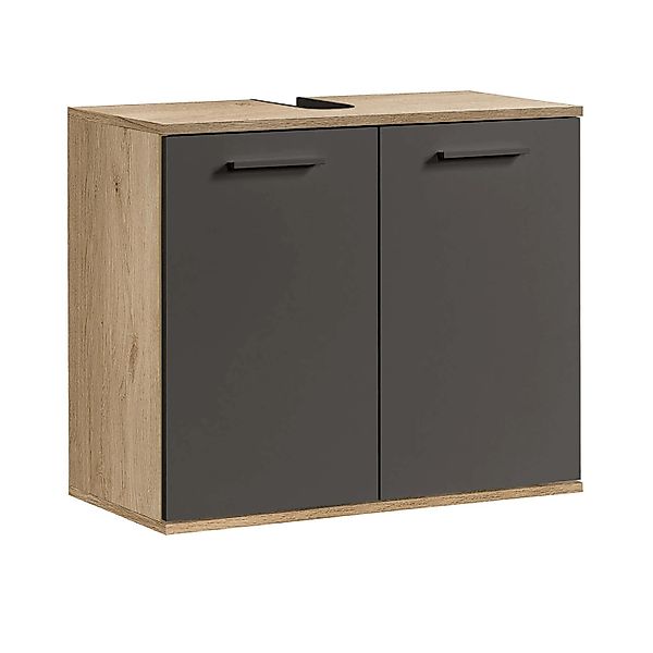 mokebo Waschbeckenunterschrank Der Waschbär (60x70x34 cm, in Viking Oak) Wa günstig online kaufen