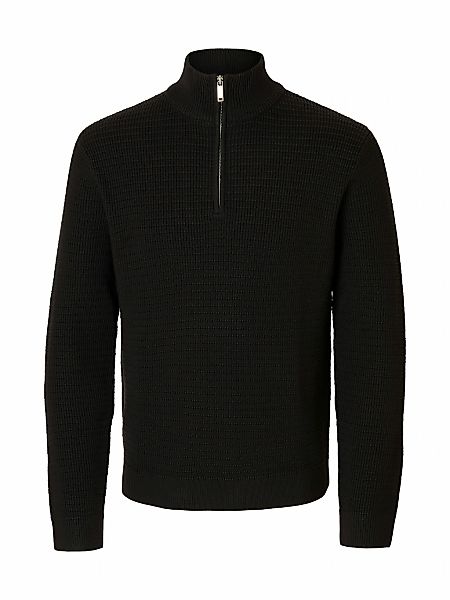 SELECTED HOMME Troyer "SLHTHEO LS KNIT STRUCTURE HALF ZIP D" günstig online kaufen
