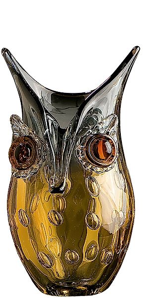 GILDE GLAS art Dekovase Eule günstig online kaufen