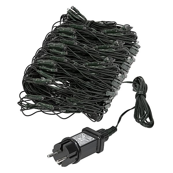 ECD Germany LED-Lichternetz Lichtervorhang Lichterkette Weihnachtsbeleuchtu günstig online kaufen