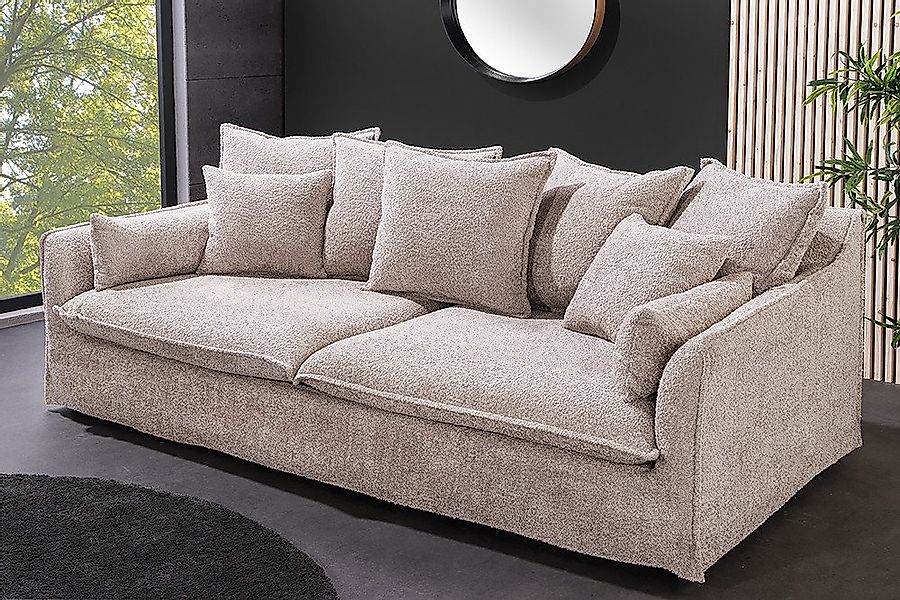 riess-ambiente 3-Sitzer HEAVEN 210cm beige · Hussensofa inkl. Kissen und ab günstig online kaufen