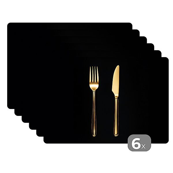 MuchoWow Platzset Besteck - Gold - günstig online kaufen