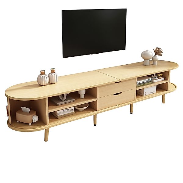 MODFU Lowboard TV-Schrank in Walnuss-MDF (Wohnzimmermöbel, günstig online kaufen