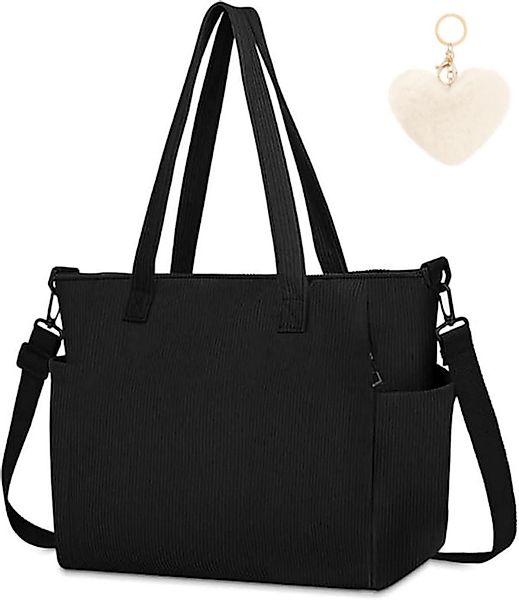 LuxusKollektion Handtasche Damen Kord Groß Handtasche günstig online kaufen