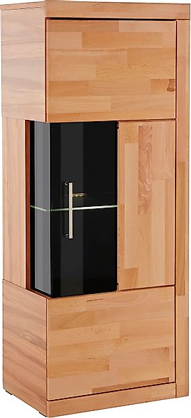 Home affaire Vitrine »Ribe,125cm hoch,4 Fächer,1Glasboden variabel einsetzb günstig online kaufen