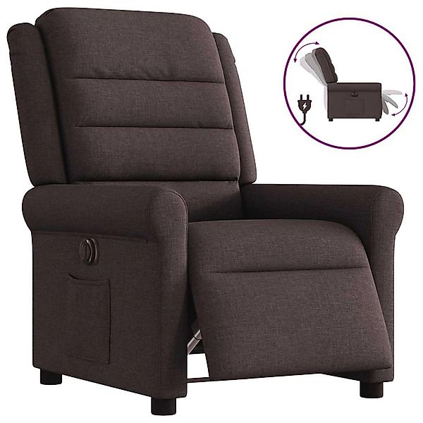 vidaXL Relaxsessel Elektrisch Dunkelbraun Stoff 3303299 günstig online kaufen