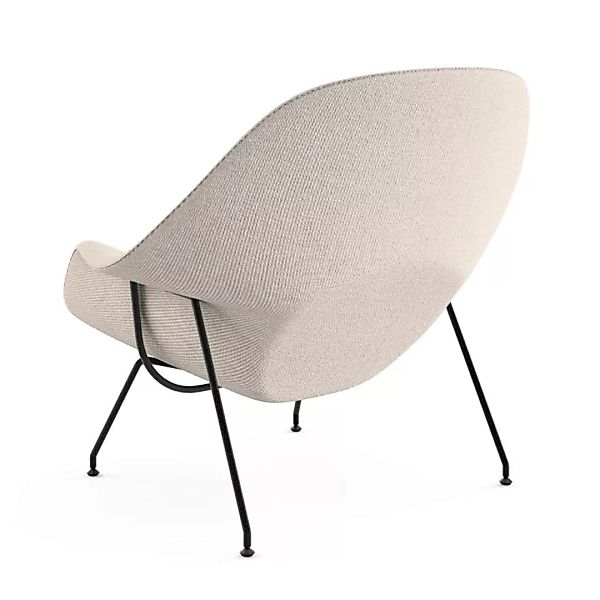 Knoll International - Womb Chair Relax Sessel Gestell schwarz - natur/Stoff günstig online kaufen