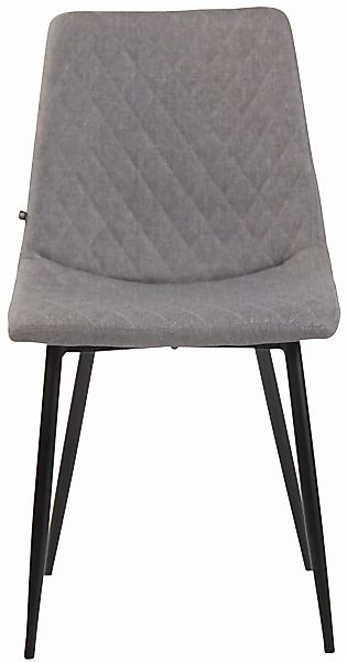 Stuhl Telde Stoff Grau günstig online kaufen