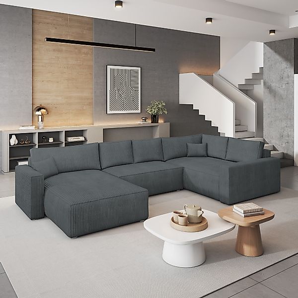 Masseno Ecksofa VELAMI mit Schlaffunktion U-Form, günstig online kaufen