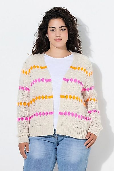 Angel of Style Strickjacke Strickjacke Straight Fit Neon-Details günstig online kaufen
