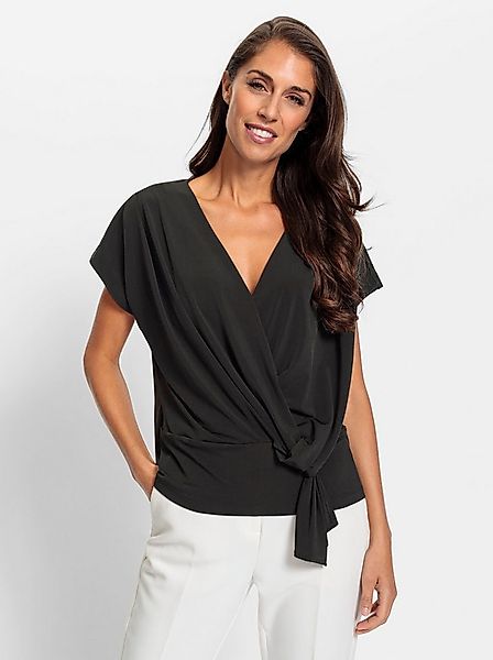 heine T-Shirt Wickelshirt Kurzarm günstig online kaufen