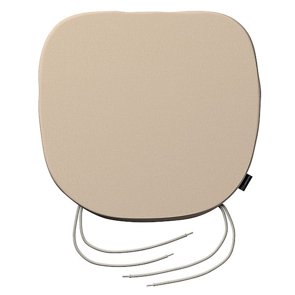 Stuhlkissen Marcus mit Bindeschnur, creme-beige, 40 x 37 x 2,5 cm, Living ( günstig online kaufen