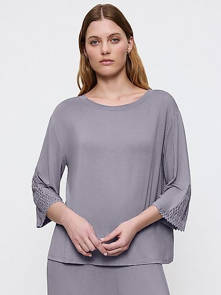 Triumph Longsleeve Aura Spotlight Top 3/4 Ärmel - zarte Spitzeneinsätze - e günstig online kaufen