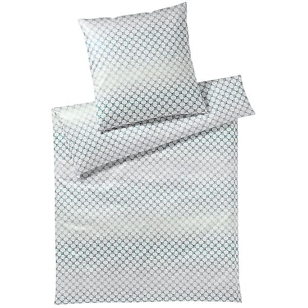 JOOP Bettwäsche Cornflower Gleam 4106 - Farbe: Aqua - 04 - 80x80 cm - 155x2 günstig online kaufen