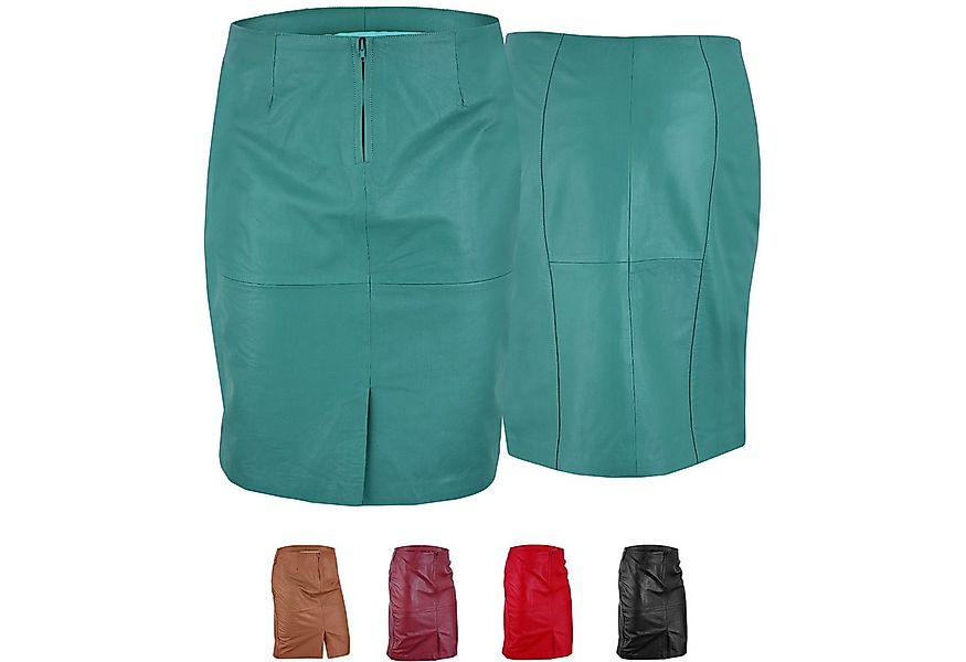 German Wear Lederrock Trend452R Midi Trendiger Midi Lederrock aus Lammnappa günstig online kaufen