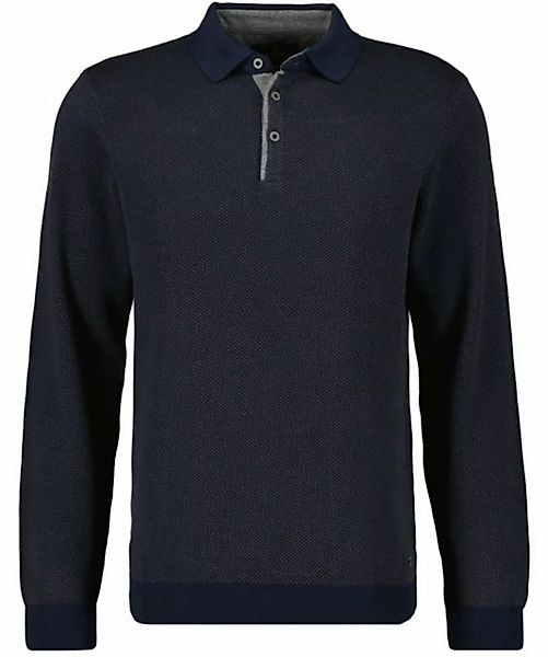 RAGMAN Strickpullover Pullover Polo gemustert günstig online kaufen