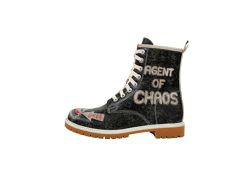 DOGO Long Boots Schnürstiefel Agent Of Chaos Damen Stiefeletten, Schnürboot günstig online kaufen